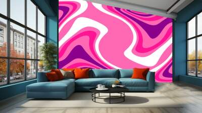 Abstract background with gradient colorful swirl line pattern Wall mural