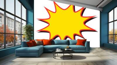 Starburst pop art Wall mural