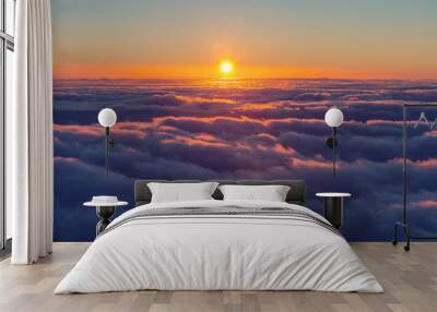 Above clouds Wall mural