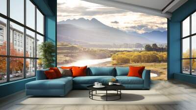 Autumn in New Zealand Wall mural