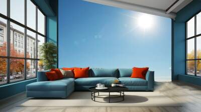 Blue sky Wall mural