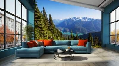 Diablo lake Wall mural