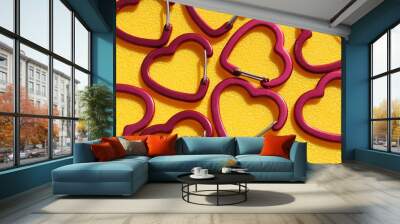 toys hearts Wall mural