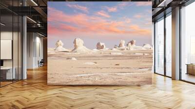 white desert in egypt Wall mural