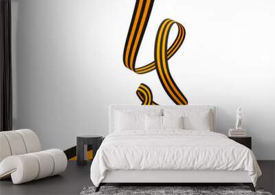 St. George ribbon in high resolution on a transparent background Wall mural