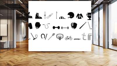 sport vector and symbol Wall mural