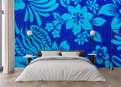 The beautiful of art Batik textile pattern. Wall mural