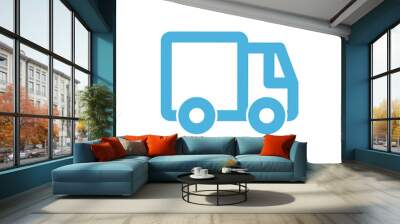 van icon flat vector logo design trendy Wall mural