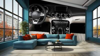 Modern sport car interior Wall mural