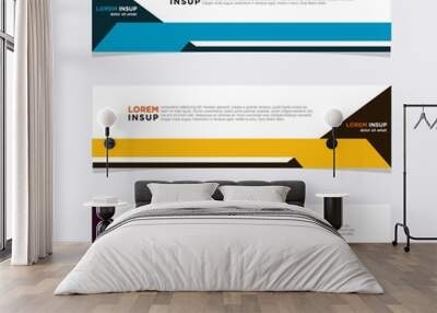 Modern vector banner web background abstract design template Wall mural