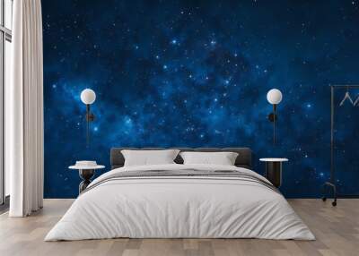 Celestial sky full of stars , science nebula milky way  infinity earth solar  Wall mural