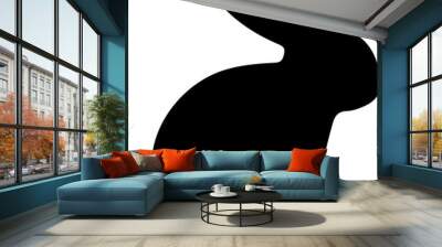 Rabbit Silhouette Wall mural