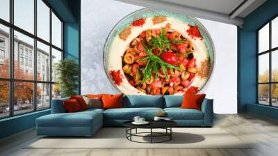 healthy Arabic food Wall mural