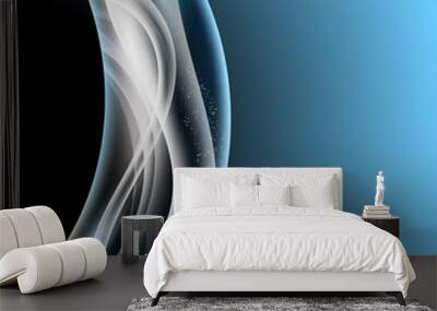 blue modern abstract backgroud Wall mural