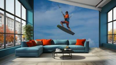 young and talented kitesurfer - los roques venezuela Wall mural