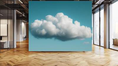 A large white cloud is in the sky Wall mural