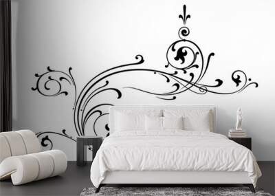 Vector Scroll Design Wall mural