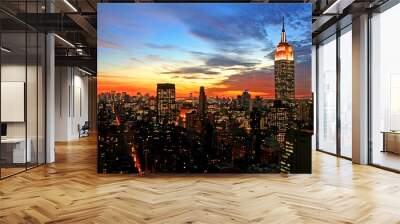 New York City skyline  Wall mural