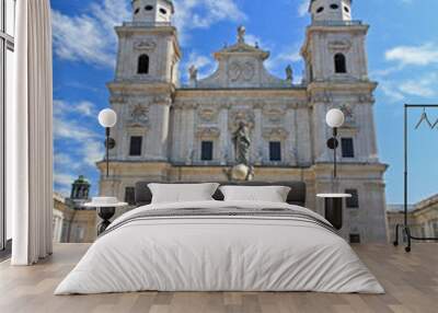 The Dome Cathedral in City Center of Salzburg, Austria Wall mural