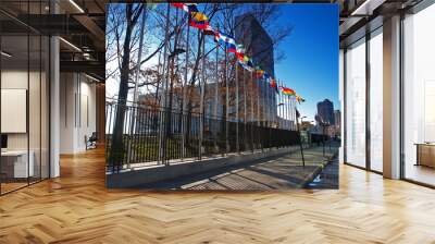 united nation headquarter in nyc Wall mural