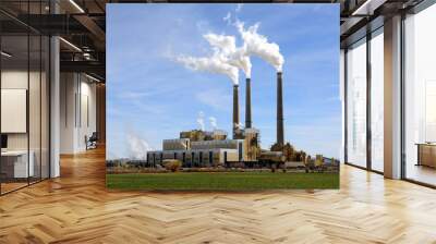 central utah coal-fired power plant Wall mural