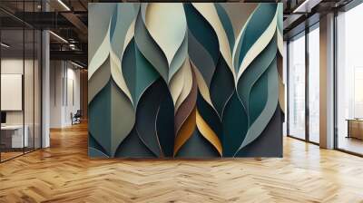 swirl fabric Wall mural