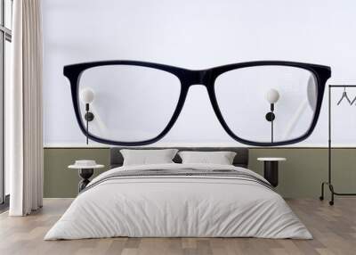 eyeglasses isolated Wall mural