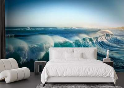 wave of the sea Wall mural