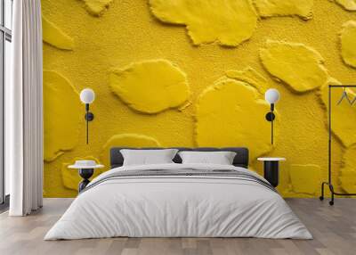 yellow abstract wall background texture Wall mural