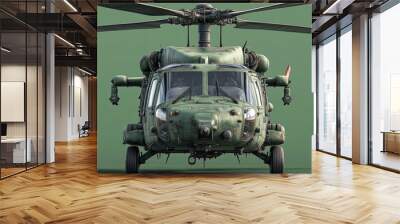 Military Helicopter, Aviation, Combat, Transport Wall mural