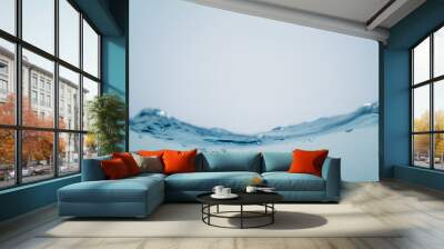 water waves in aquarium studio shot background photo Wall mural