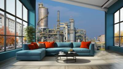 chemical industry plant, Thailand Wall mural