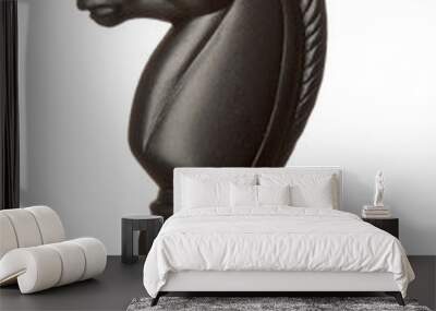 Black horse chess Wall mural