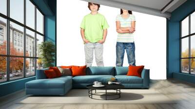 Couple of children standing Wall mural