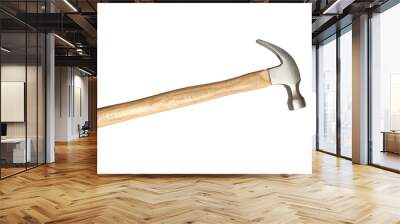 Metallic hammer with wooden handle Wall mural