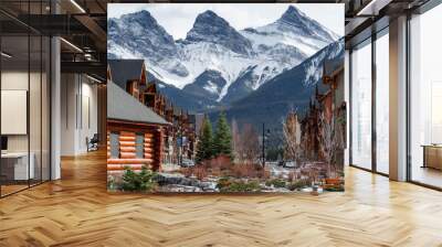 Canmore & Rocky Mountains Wall mural