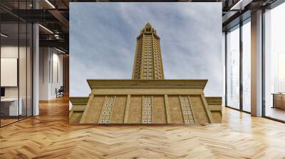 L'église Saint-Joseph est une église paroissiale de culte catholique romain emblématique du centre-ville reconstruit du Havre dans le département français de la Seine-Maritime, en région Normandie.  Wall mural