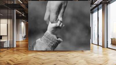 Holding Hands Wall mural