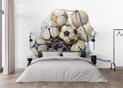 Soccer Balls Wall mural