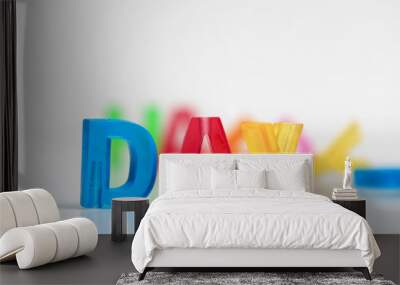  The colorful alphabet Wall mural