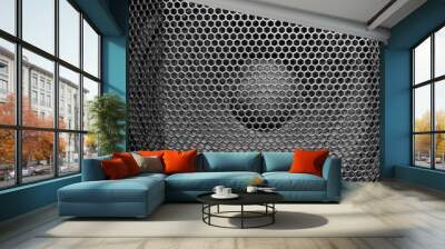 metal speaker grill cover Wall mural