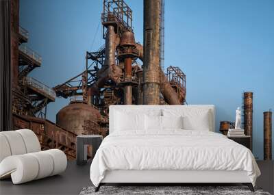 Historic Steel Manufacturing Plant Wall mural