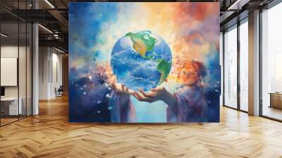 world science day for peace and development 10th november Wall mural