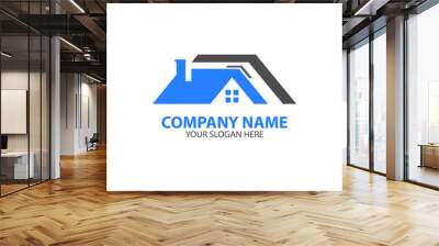 house logo design Wall mural