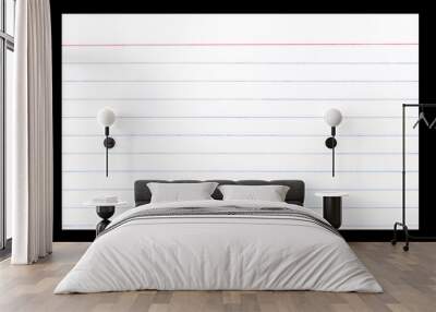 index card Wall mural