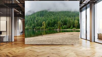 Cloudy Rattlesnake Lake 2 Wall mural