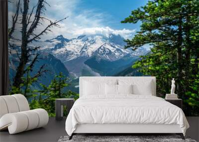 Mountain River Landscape 3 Wall mural