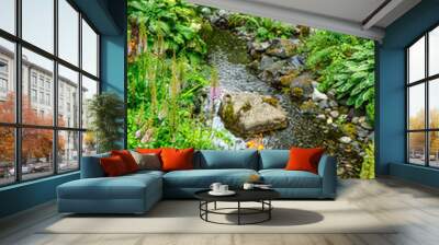 Seatac Garden Stream Landscape 2 Wall mural