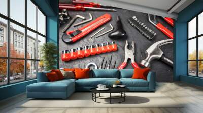 DIY Tools set Wall mural