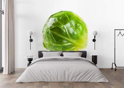 Fresh brussles sprouts Wall mural